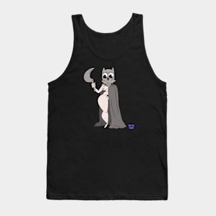 Cute but Creepy Owl Girl Tank Top